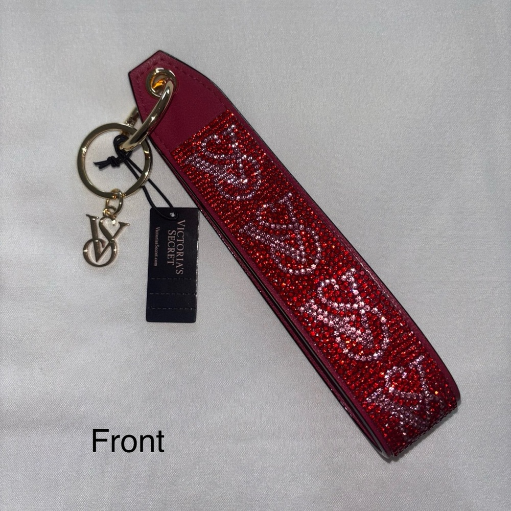 Victoria’s Secret Red Rhinestone Wristlet Strap